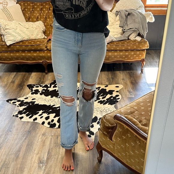 flying monkey | ultra high rise straight jeans - Picture 3 of 8